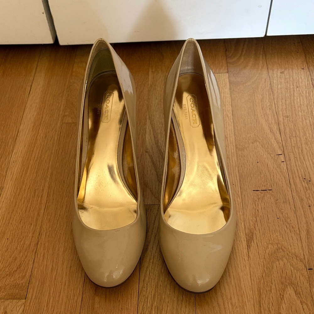 Coach Women's Beige Heels